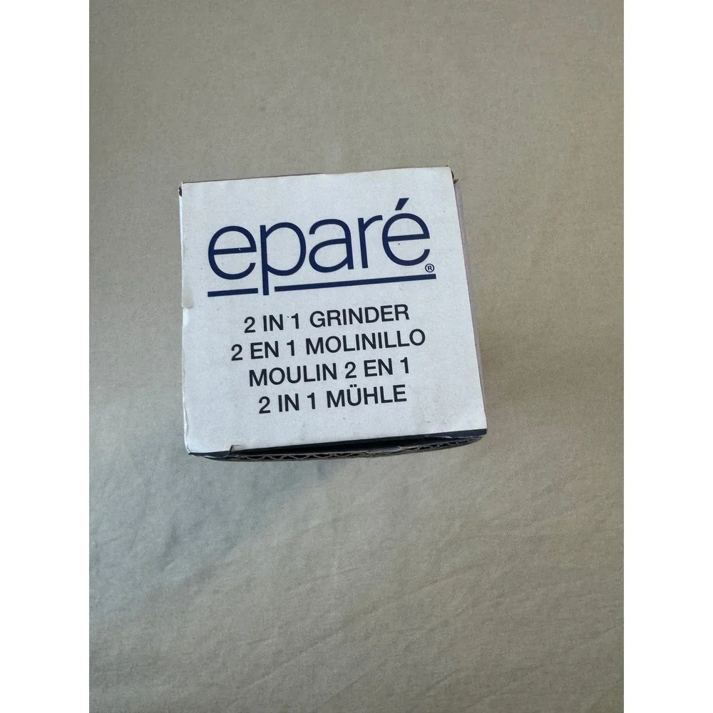 Epare 2 in 1 Grinder Salt Pepper Adjustable Stainless Steel New‎ Ceramic Mill